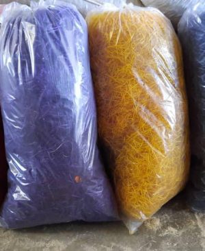 پوشال رنگی کیسه ای بزرگ تزیینات دکوری -پوشال چوبی سارا