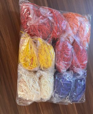 پوشال بسته بندی کوچک در رنگهای مختلف